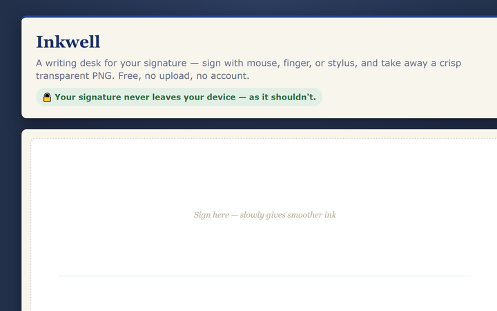 Inkwell screenshot