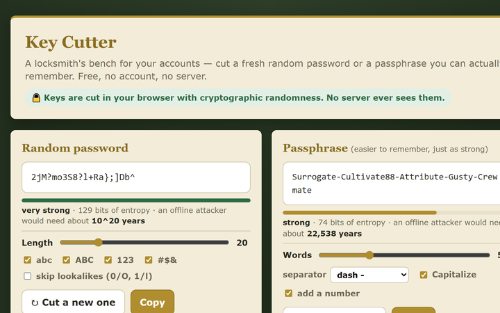 Key Cutter screenshot