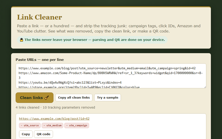 Link Cleaner screenshot